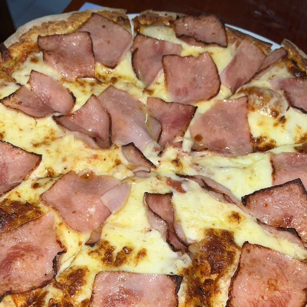 Pizza de jamón 