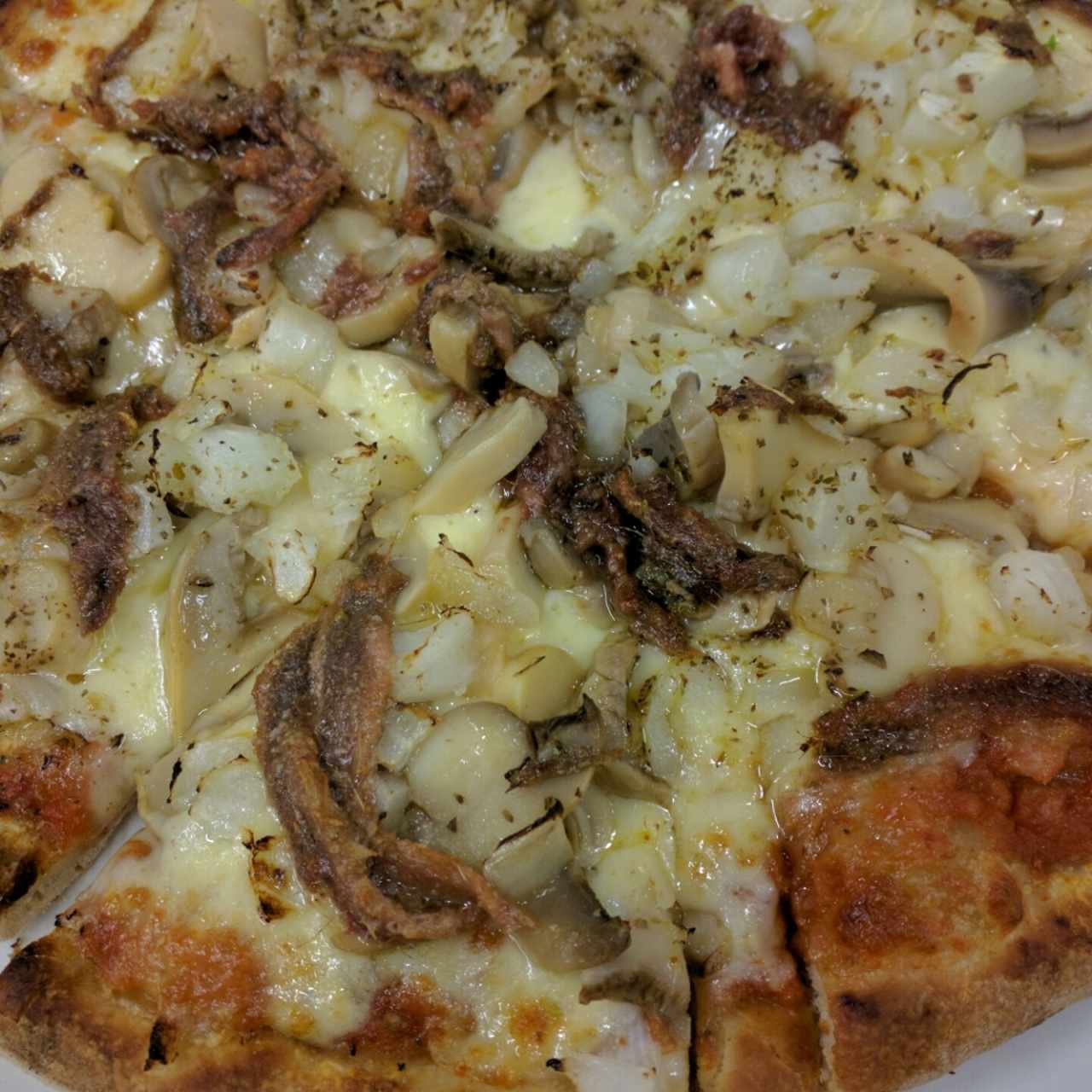 Pizza especial de anchoas