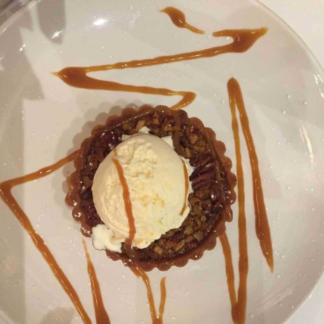 Pecan Pie con Helado de Vainilla