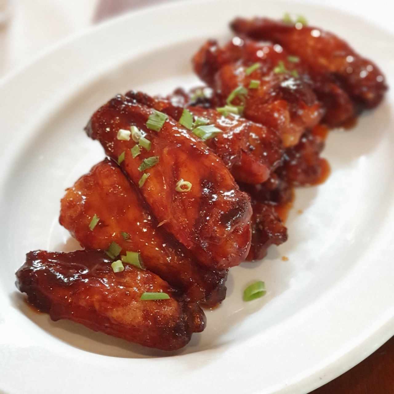 asian alitas de pollo