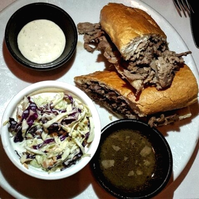 Philippe's LA Dipped Roast Beef Sandwich