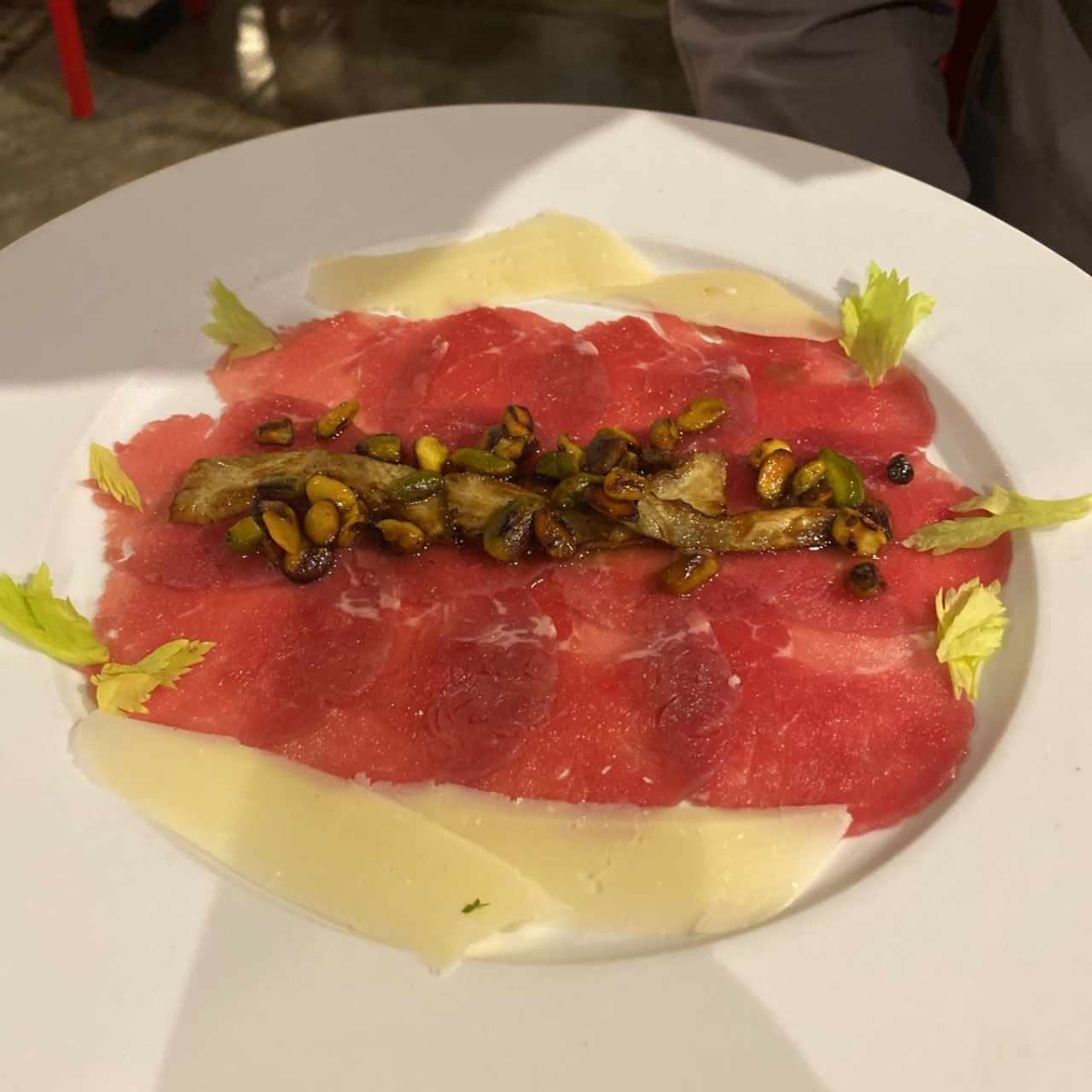 Carpaccio Caliente de Res