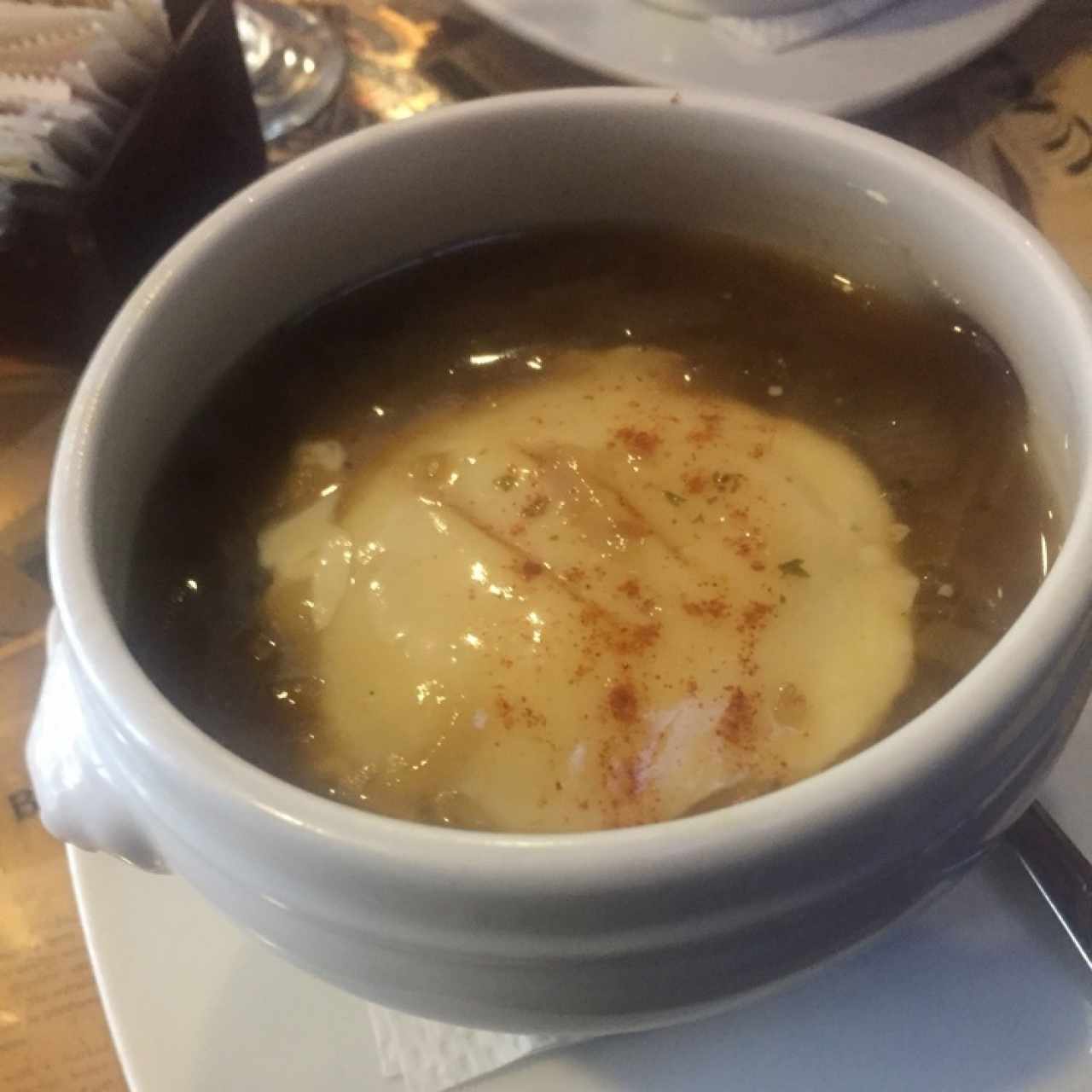 sopa de cebolla