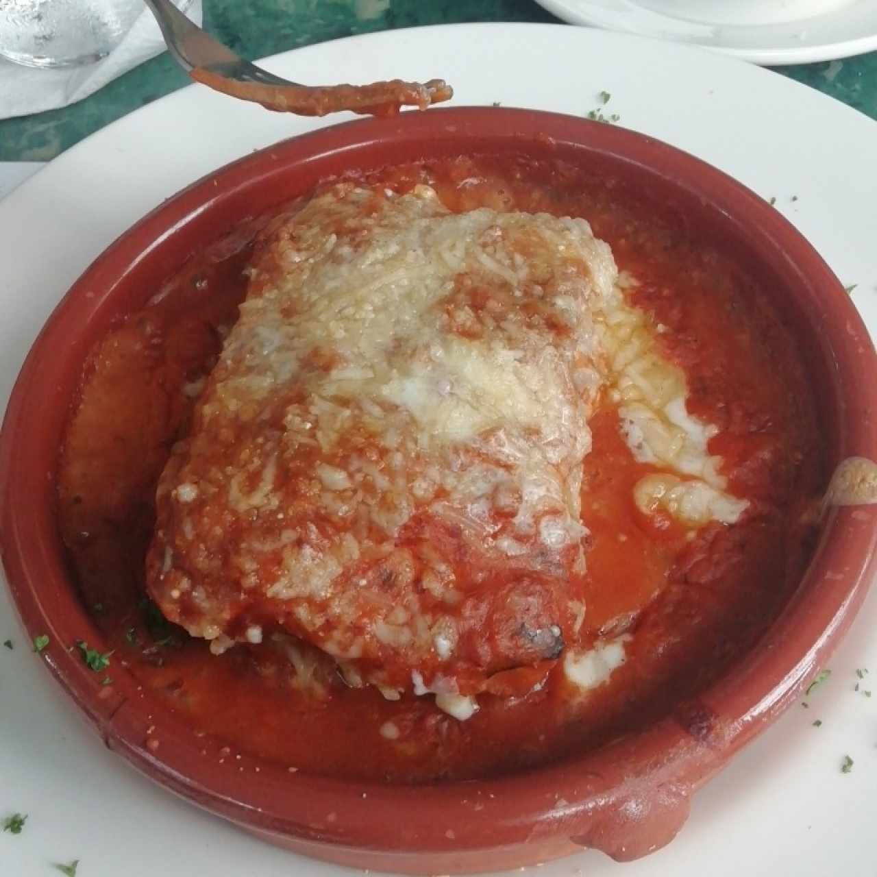 lasaña gratinada