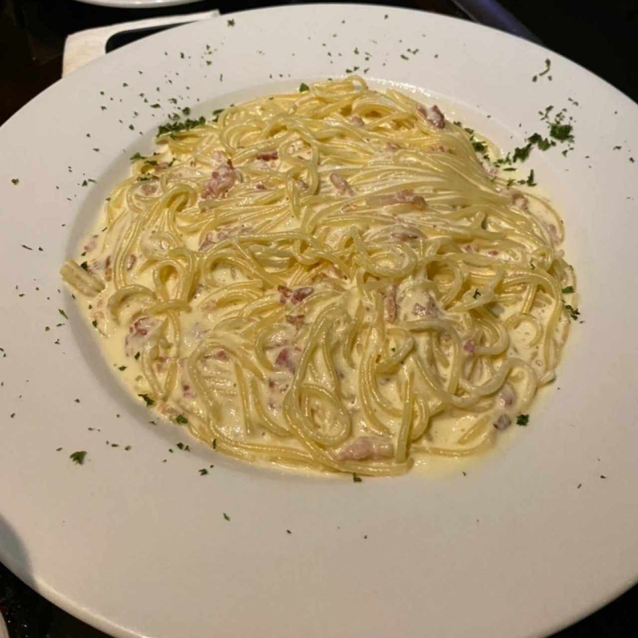 Spagetino carbonara