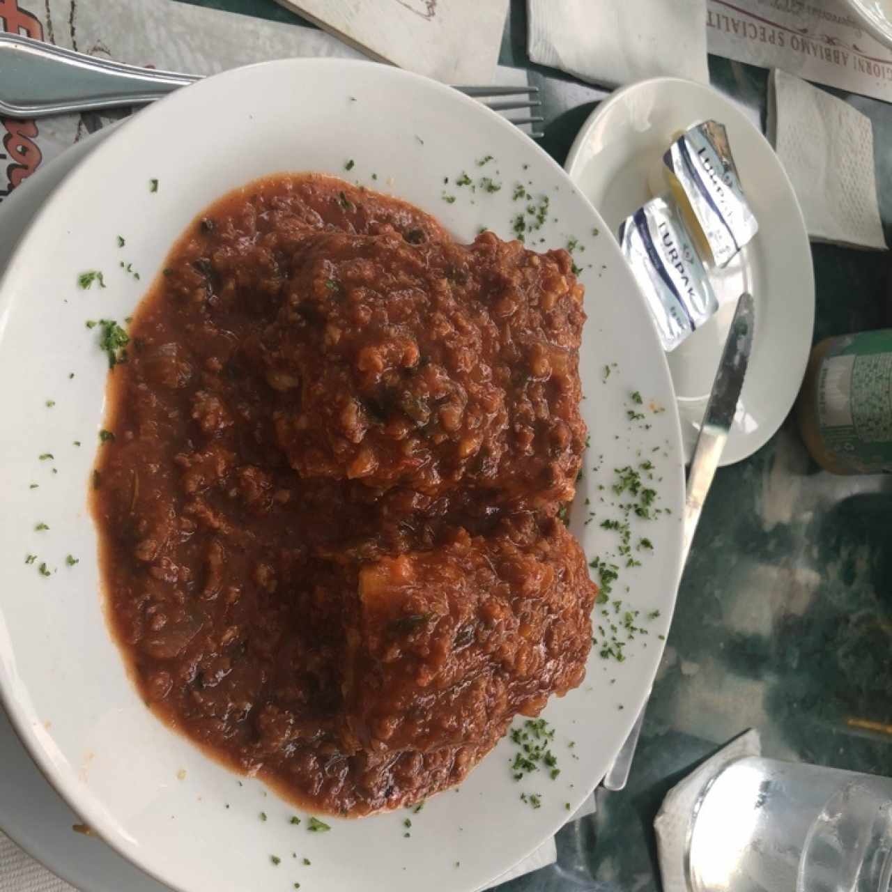 Lasaña Bolognesa