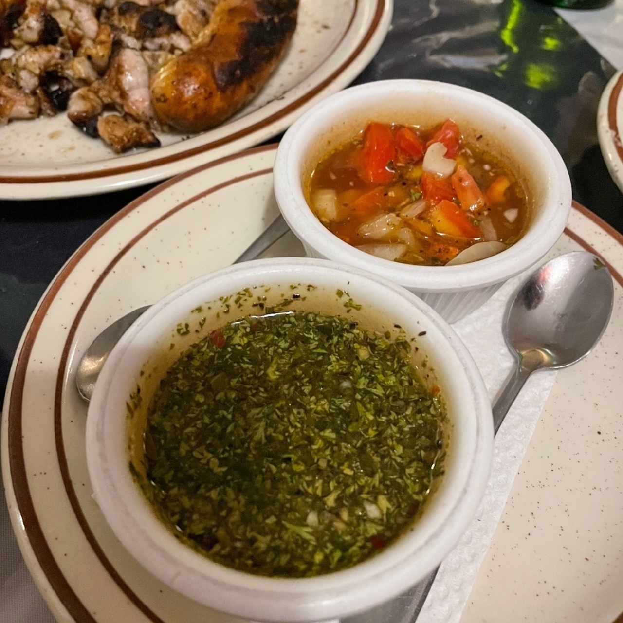 Chimichurri y Pico de Gallo (gratis)