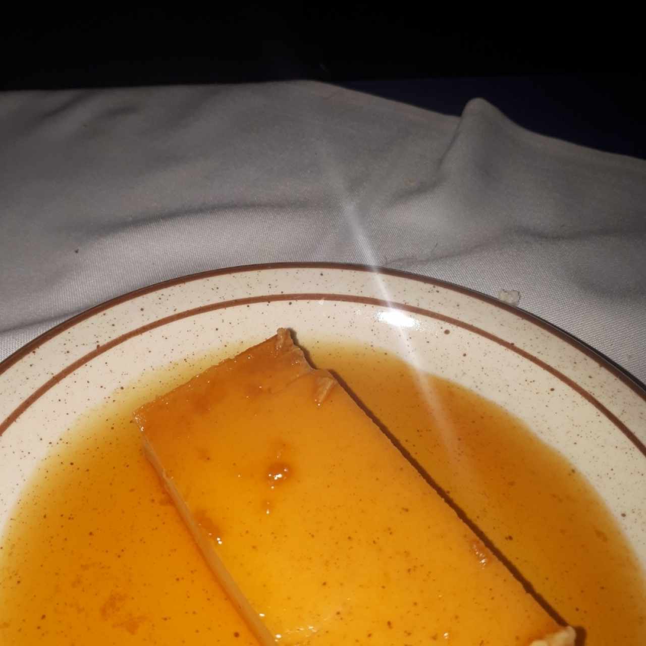 Flan de la casa