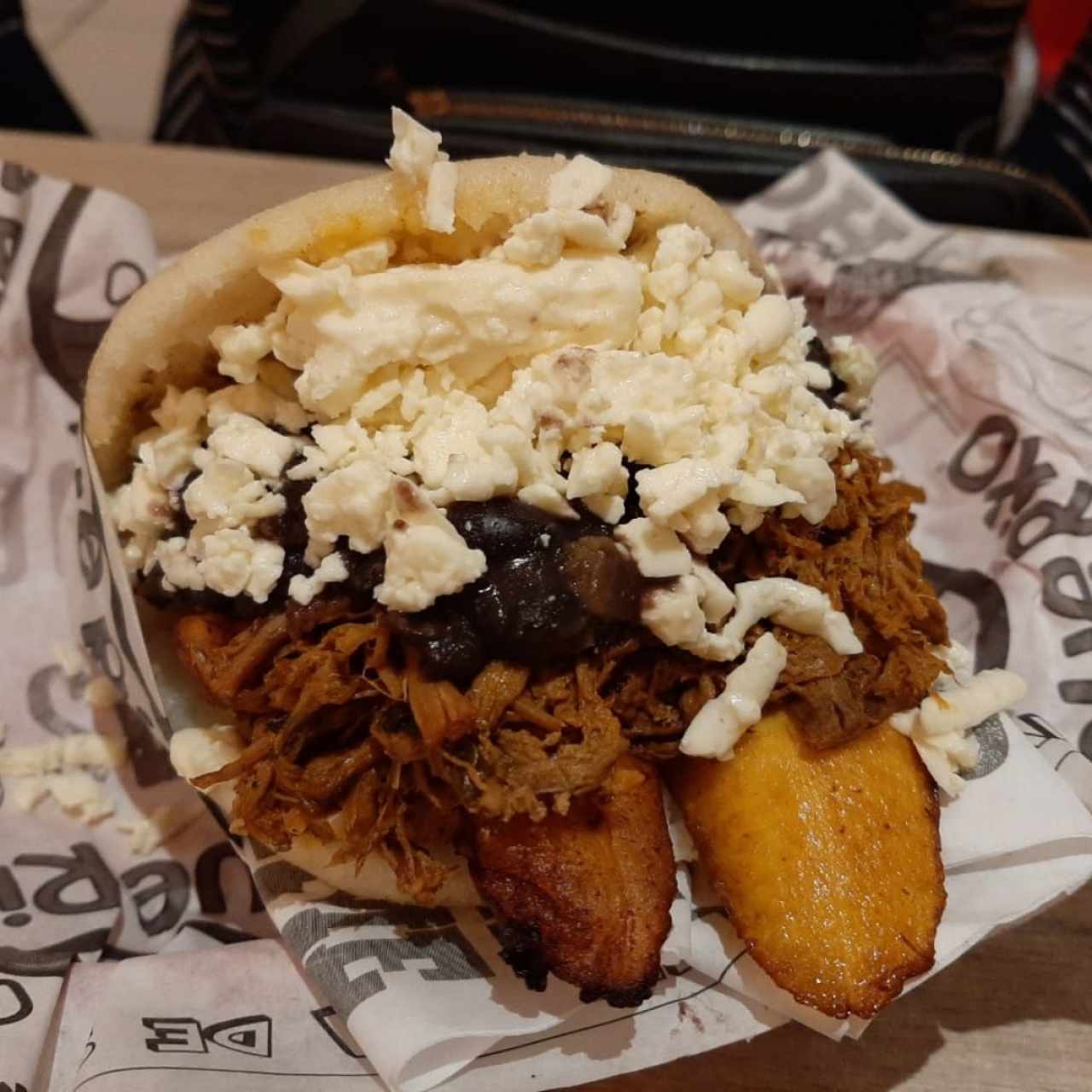 Arepa de pabellón 