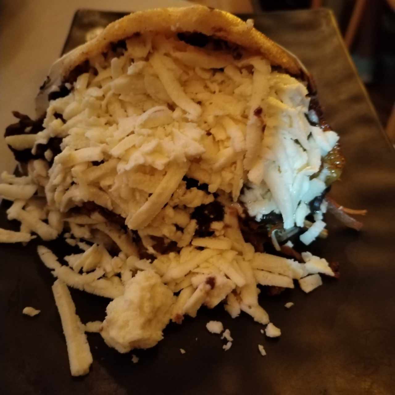 Arepa de Pabellón. 