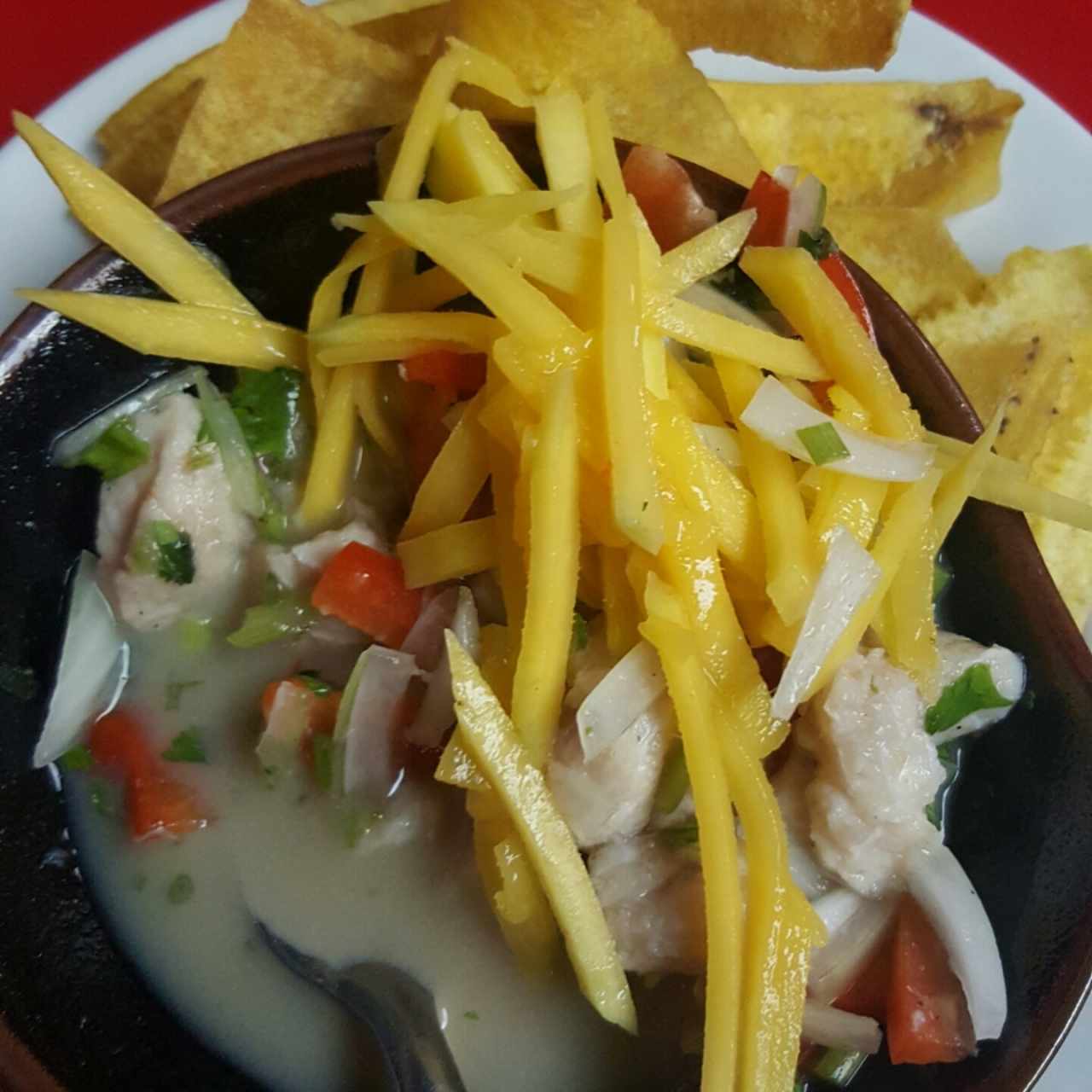 CEVICHE de corvina y mango