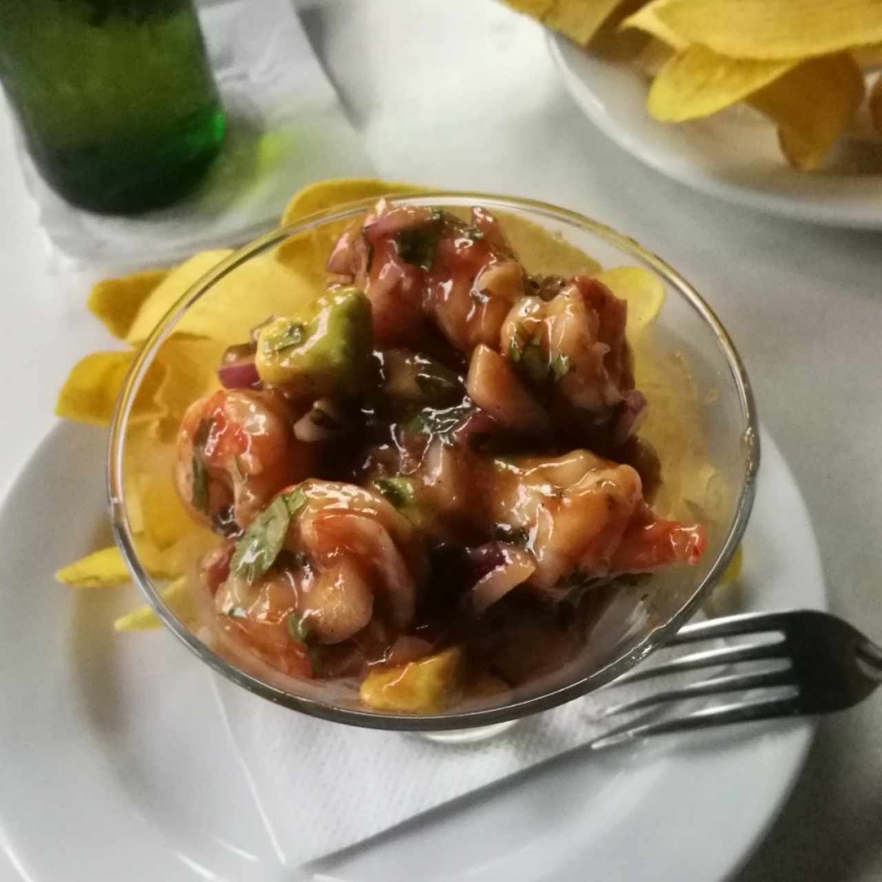 Ceviche de Camarón con Aguacate