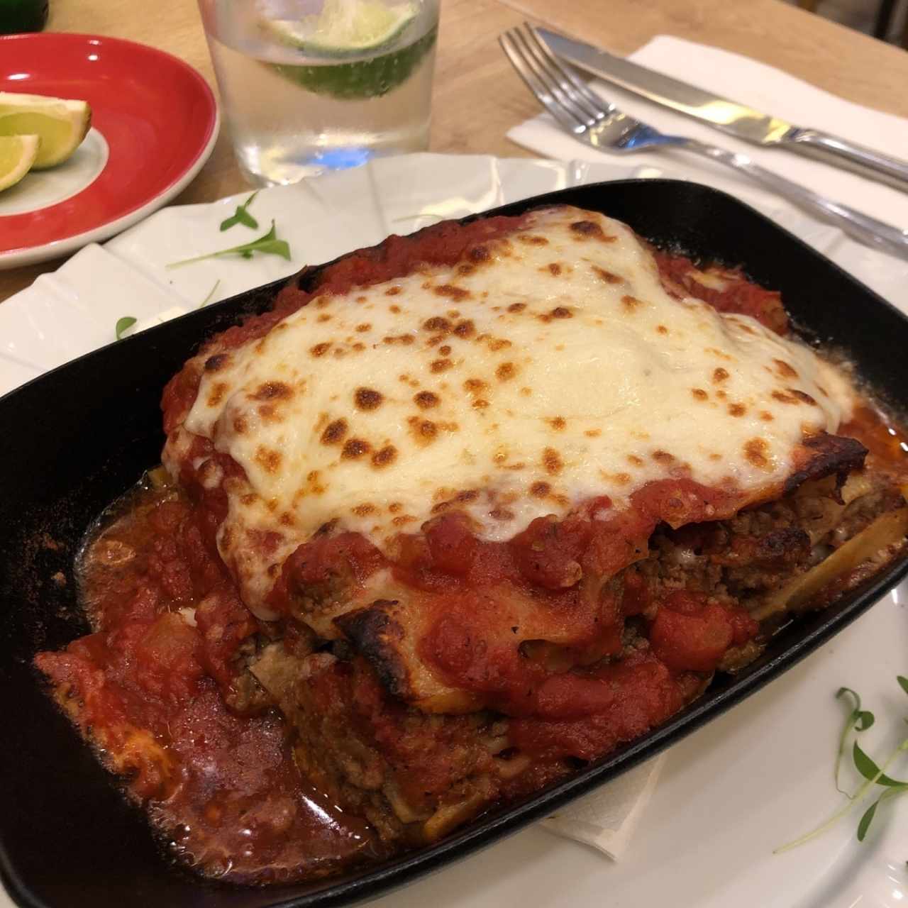 Lasagna de carne 