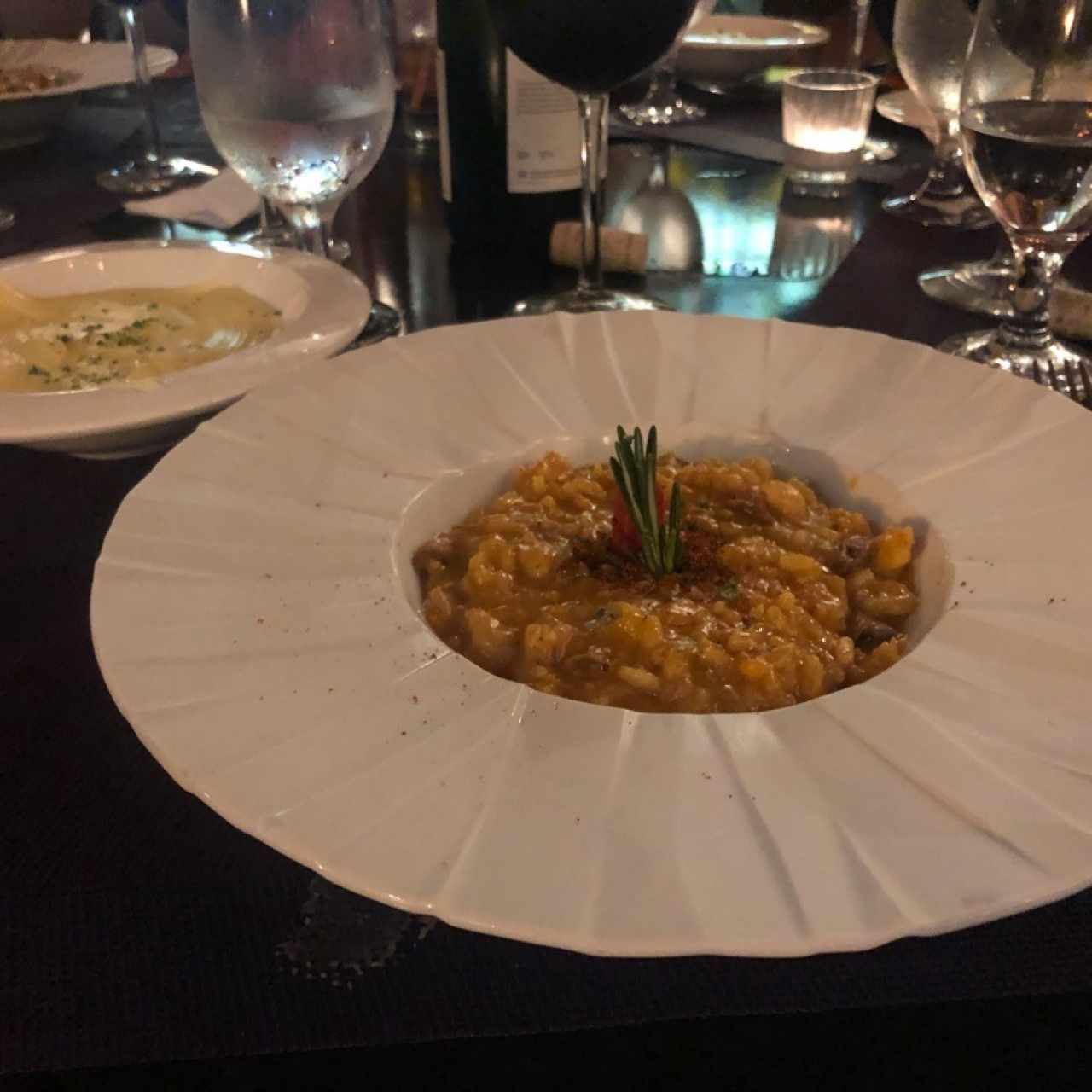 Risotto de Carne de Res y Langostinos