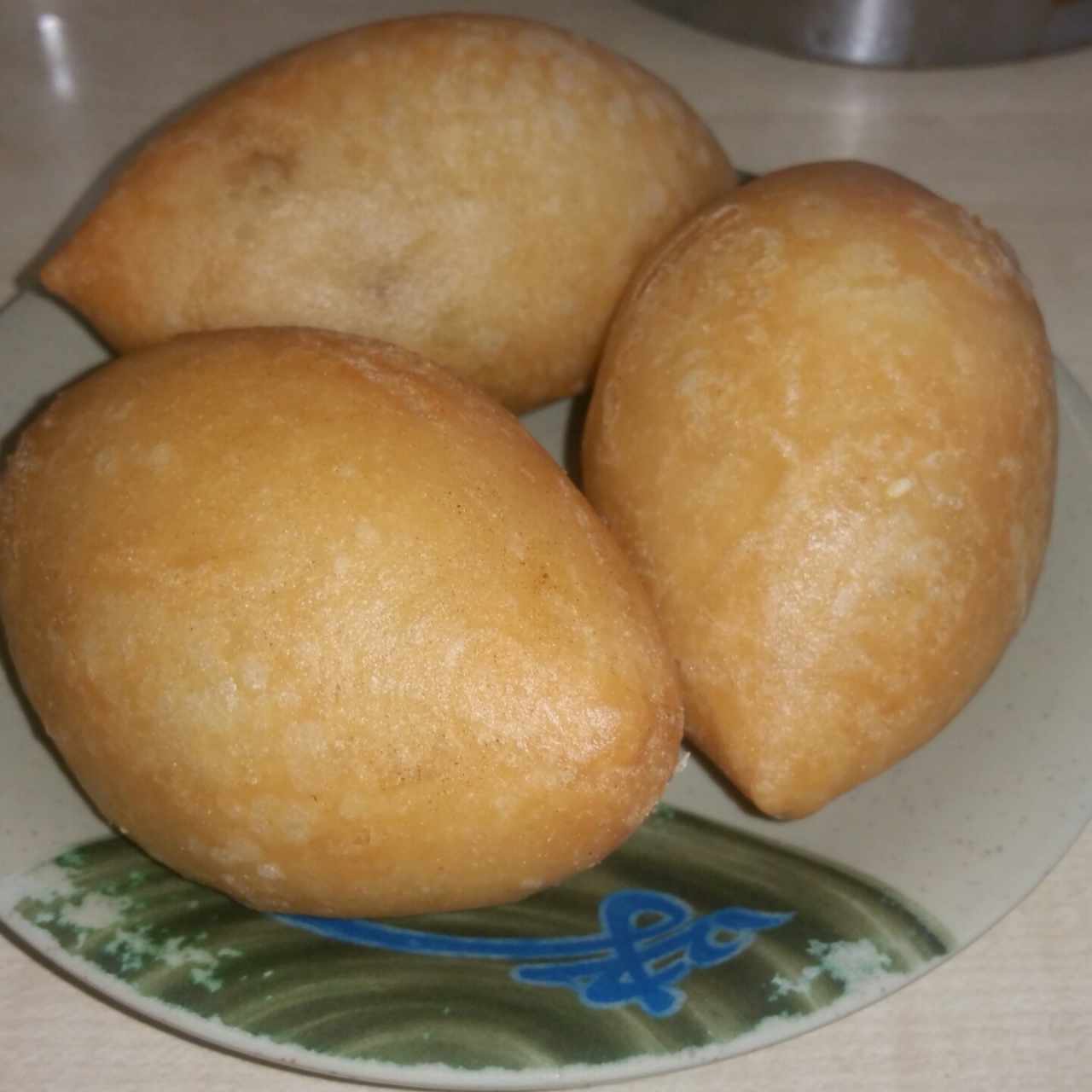 Carimañola china, rellenas de puerco guisado