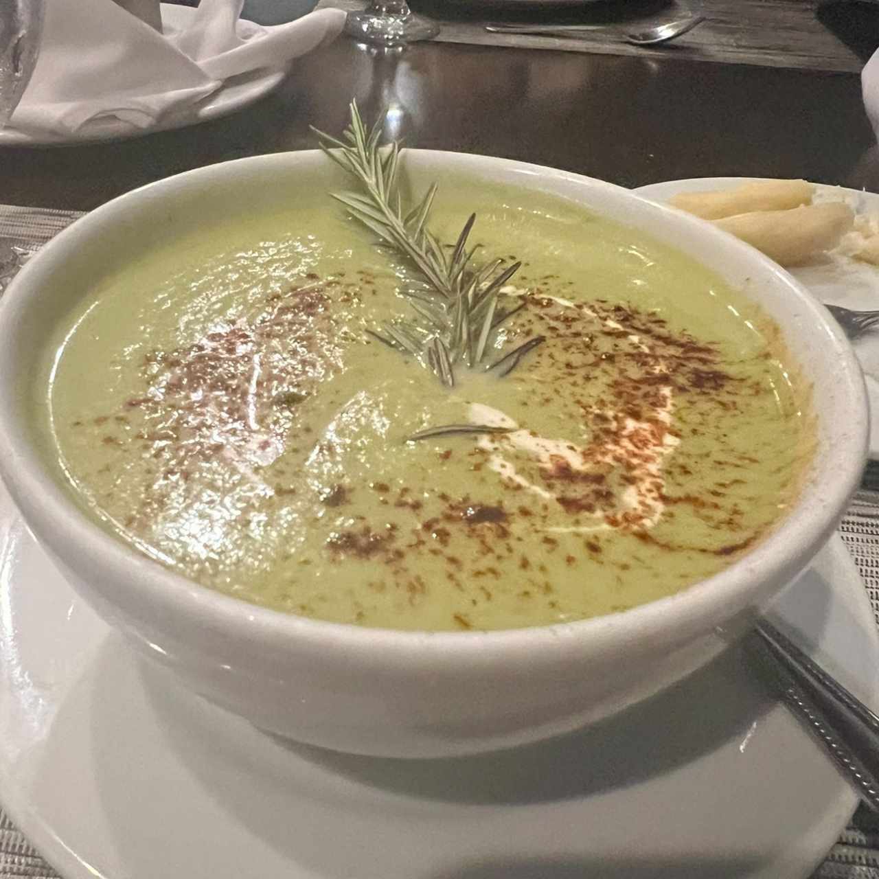 Crema de brócoli. 