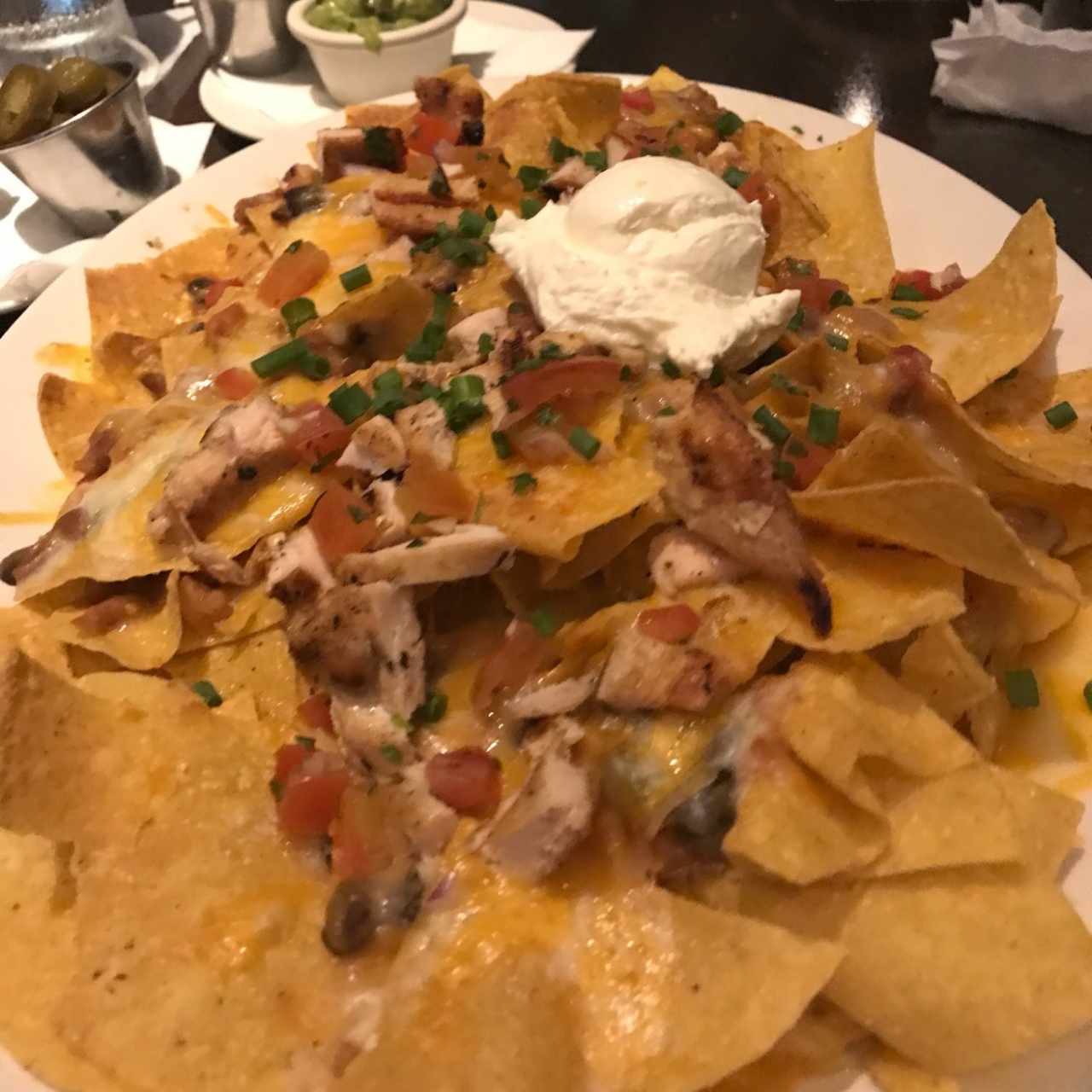 nachos con pollo 