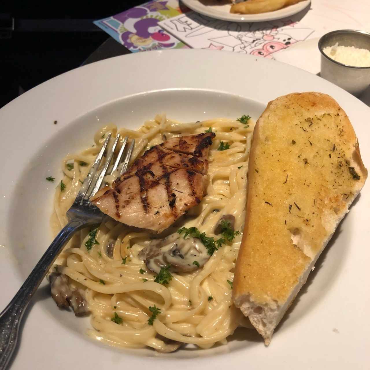 pasta de pollo 