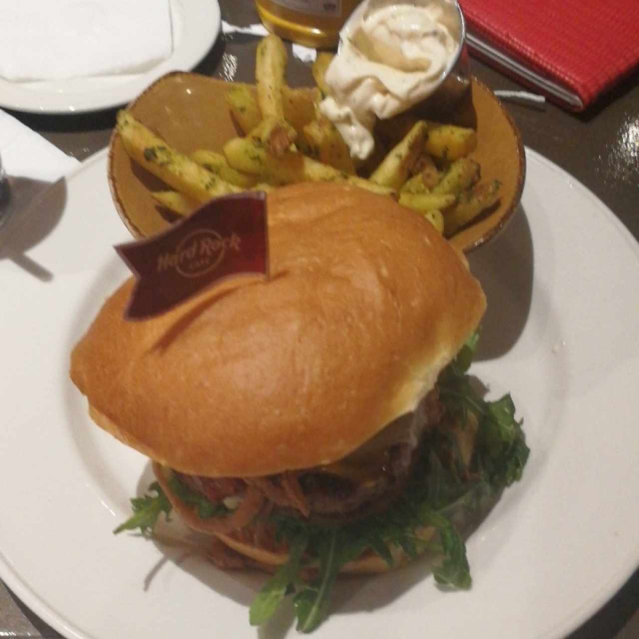 swiss mushroom burger