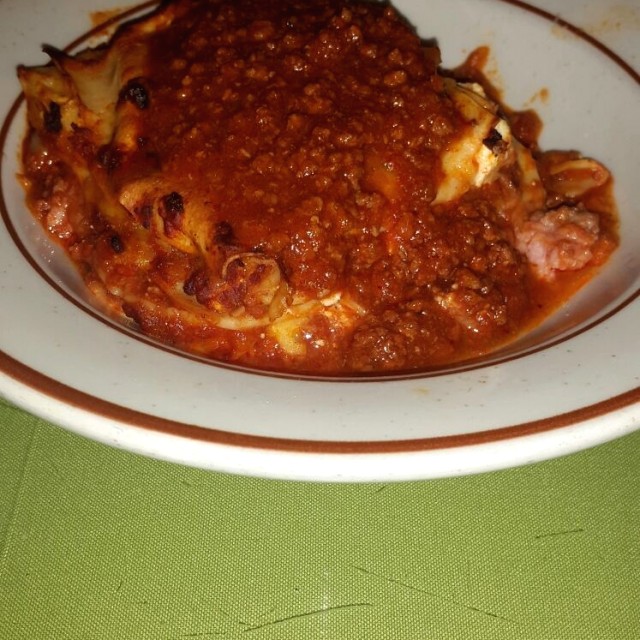 Lasagna de carne