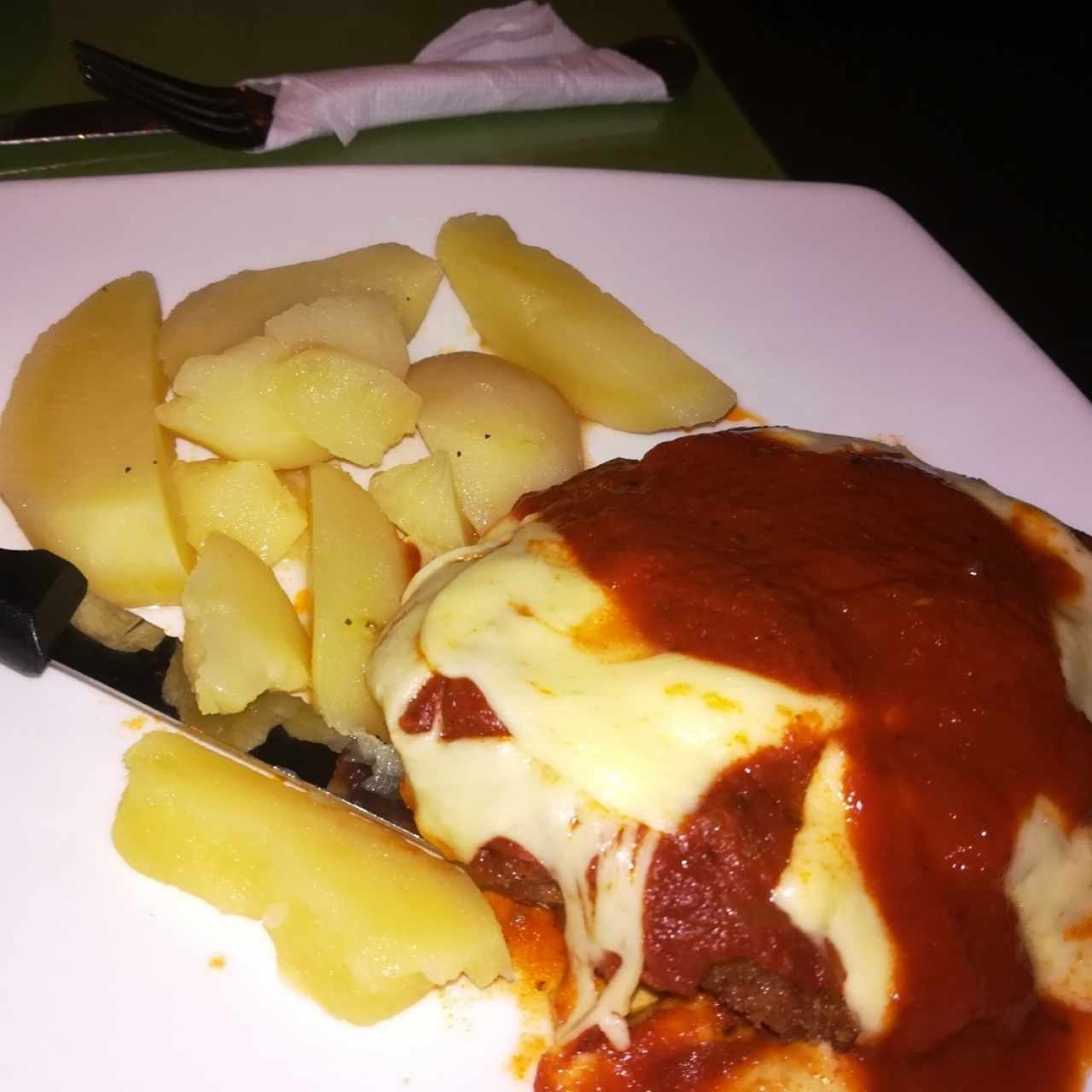 carne a la parmigiana