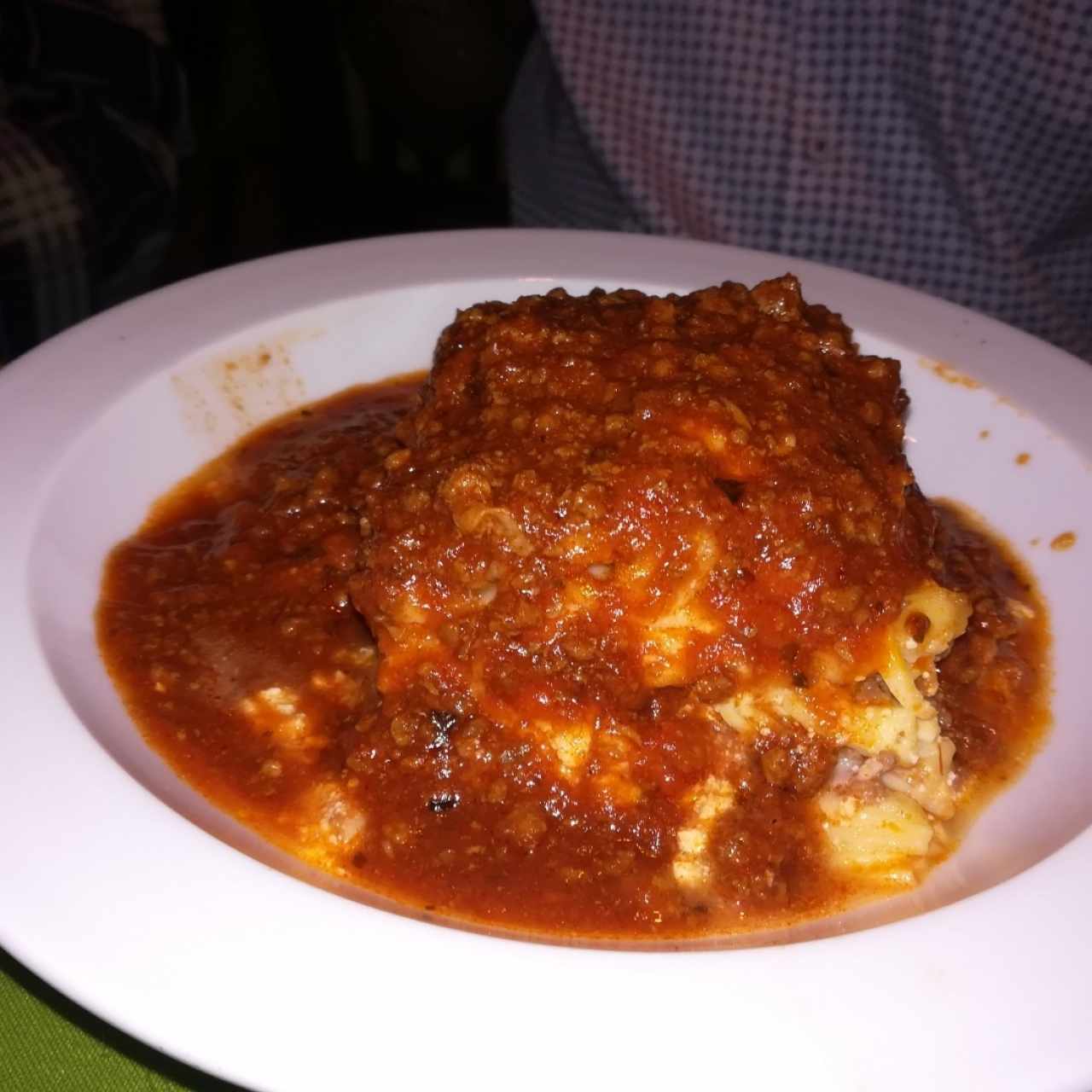 Lasagna a la boloñesa