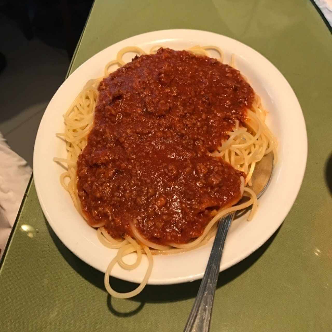 spaguettis alla Bologñesa 