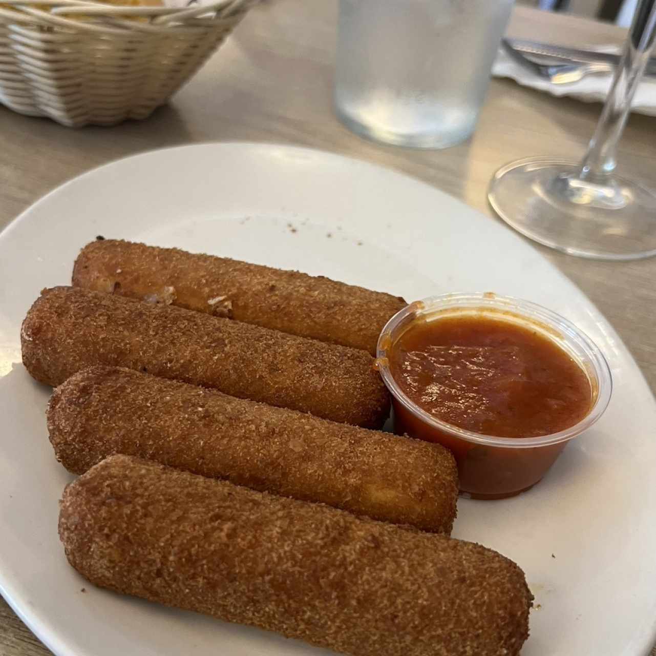 Entradas - Mozzarella Frita