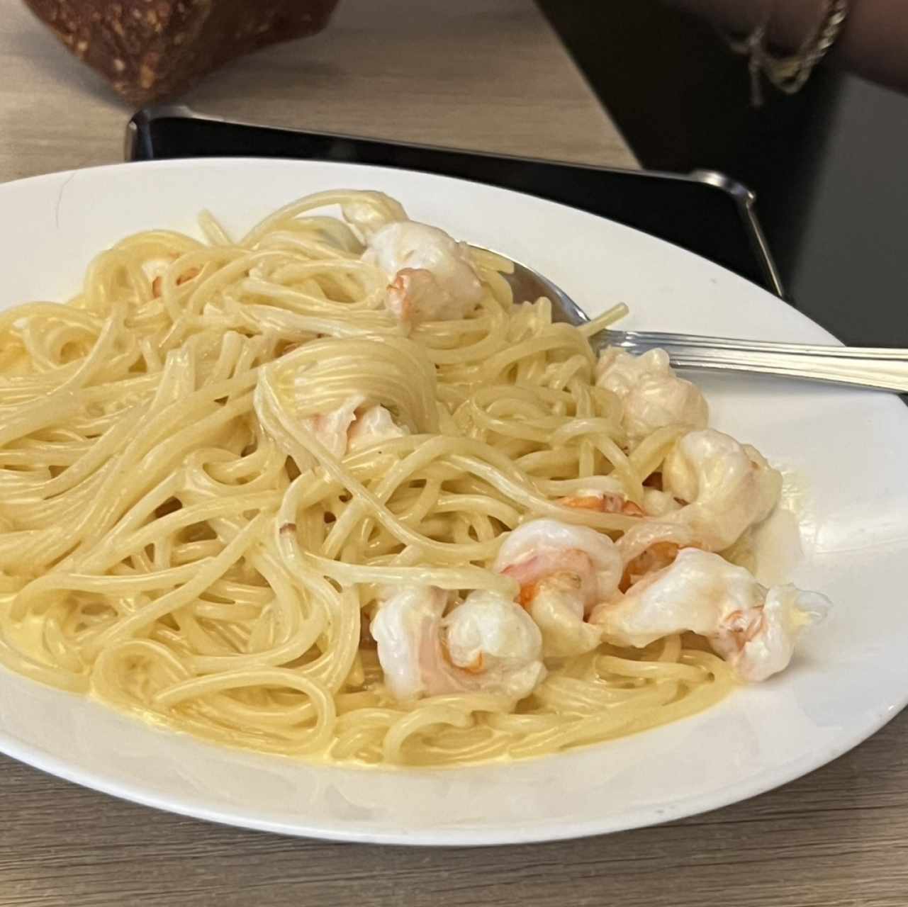 Spaghetti con Langostinos