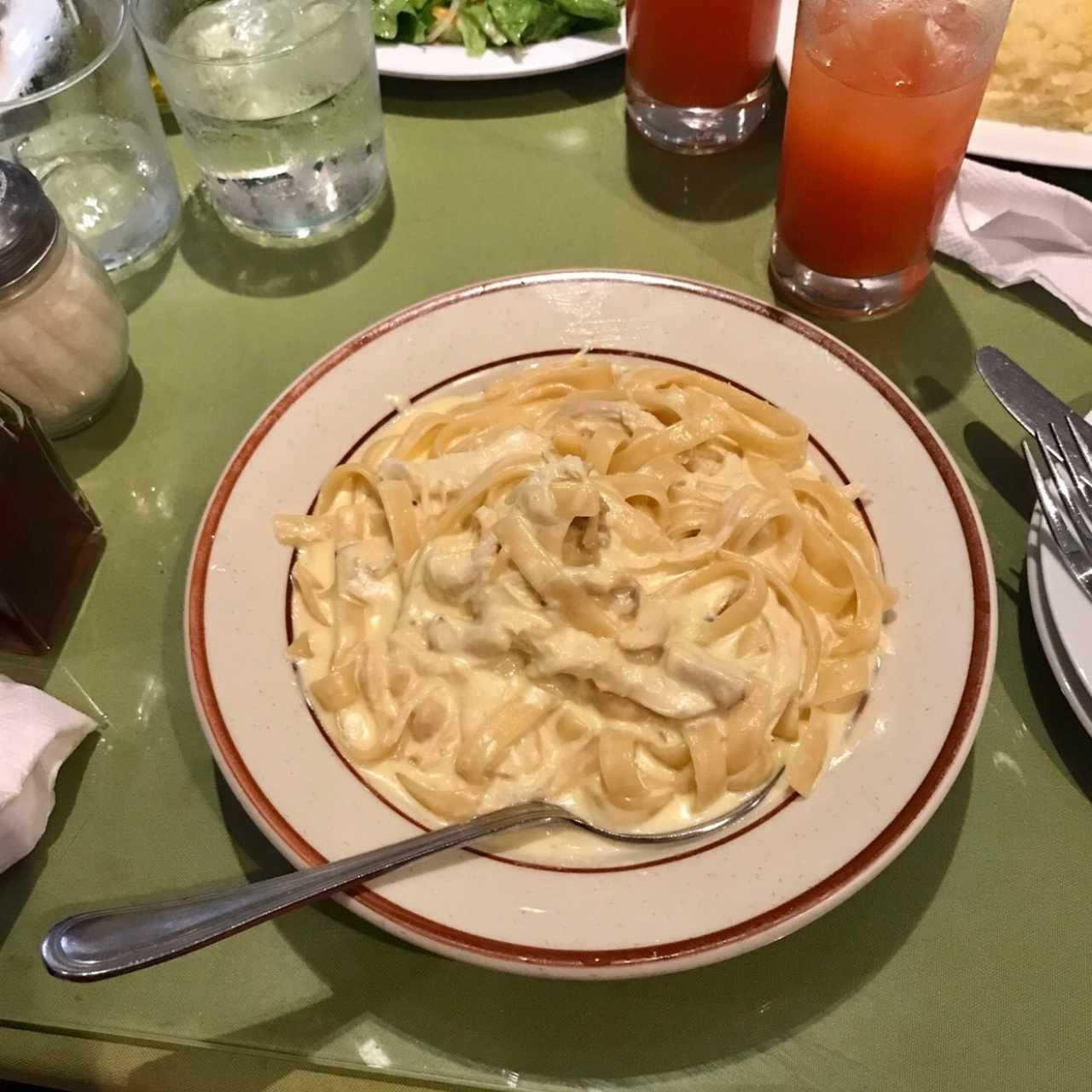 Fettuccine con Pollo