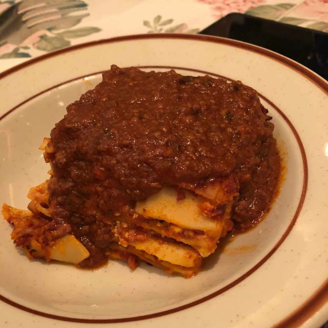 Lasagna de pollo