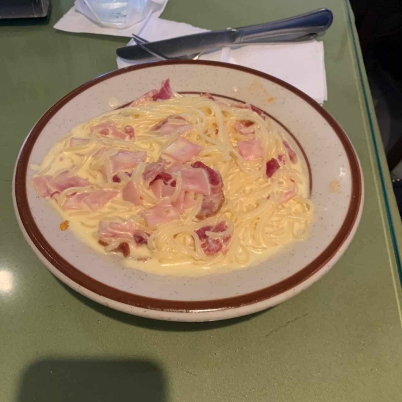 Spaghettini alla Carbonara