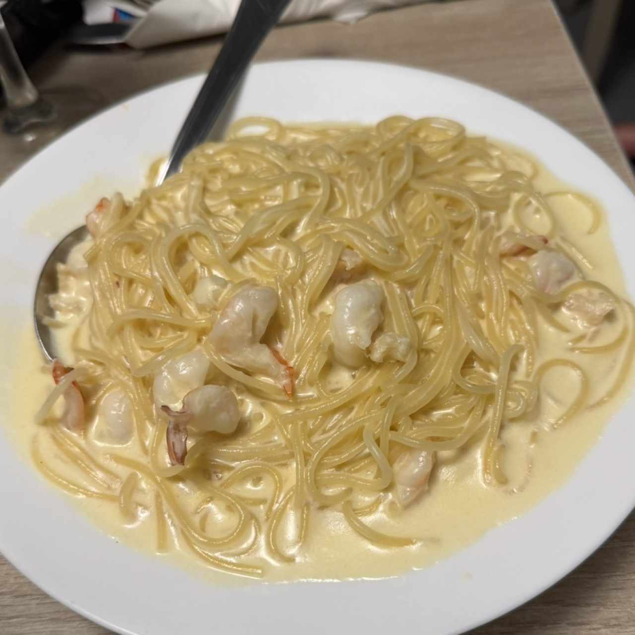 Spaghetti con Langostinos