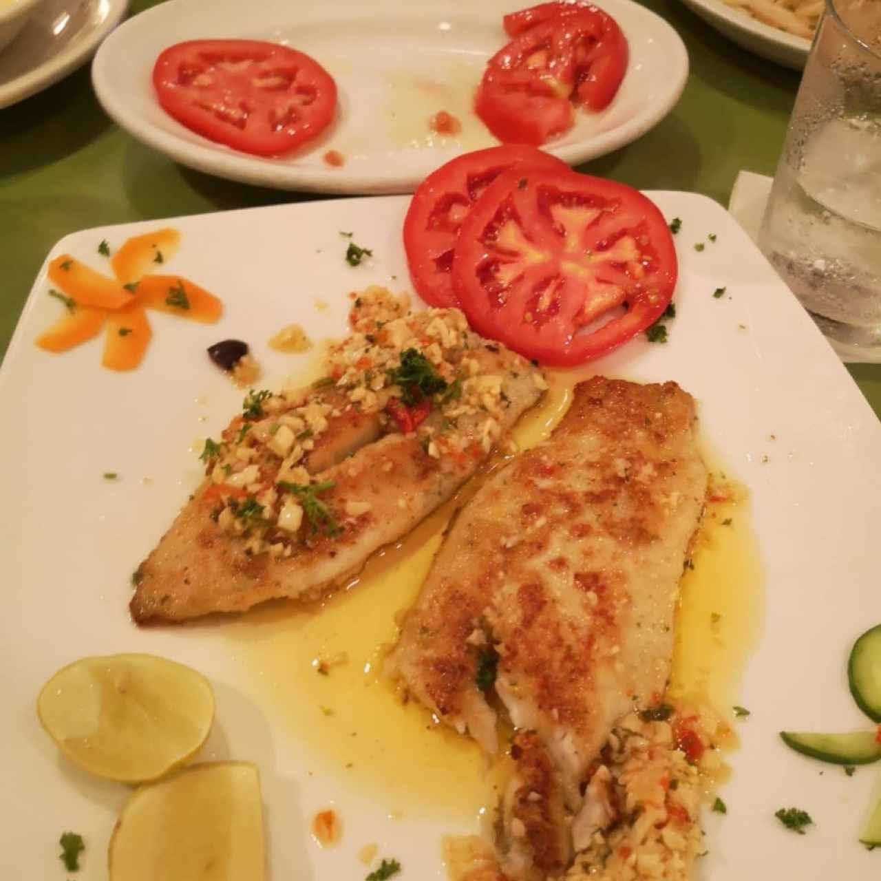 corvina al ajillo