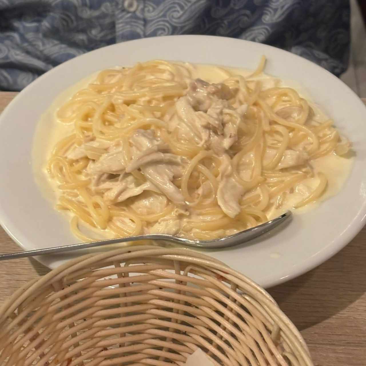 Pollo desm/ Alfredo