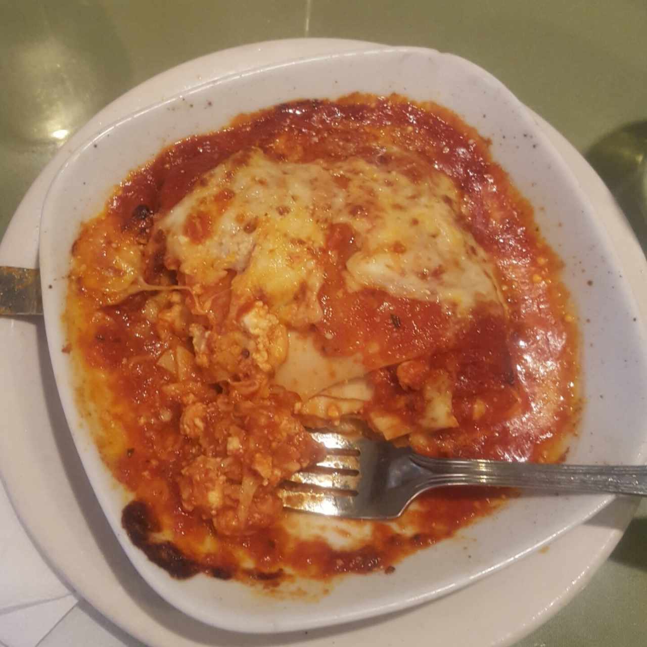 lasagna de pollo gratinada