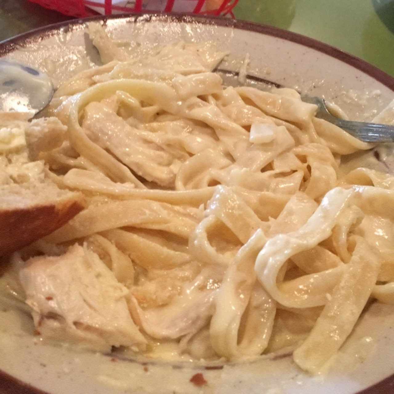 fetuccini con pollo 