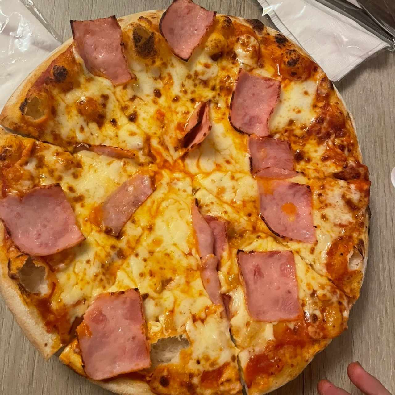 Pizza de jamon