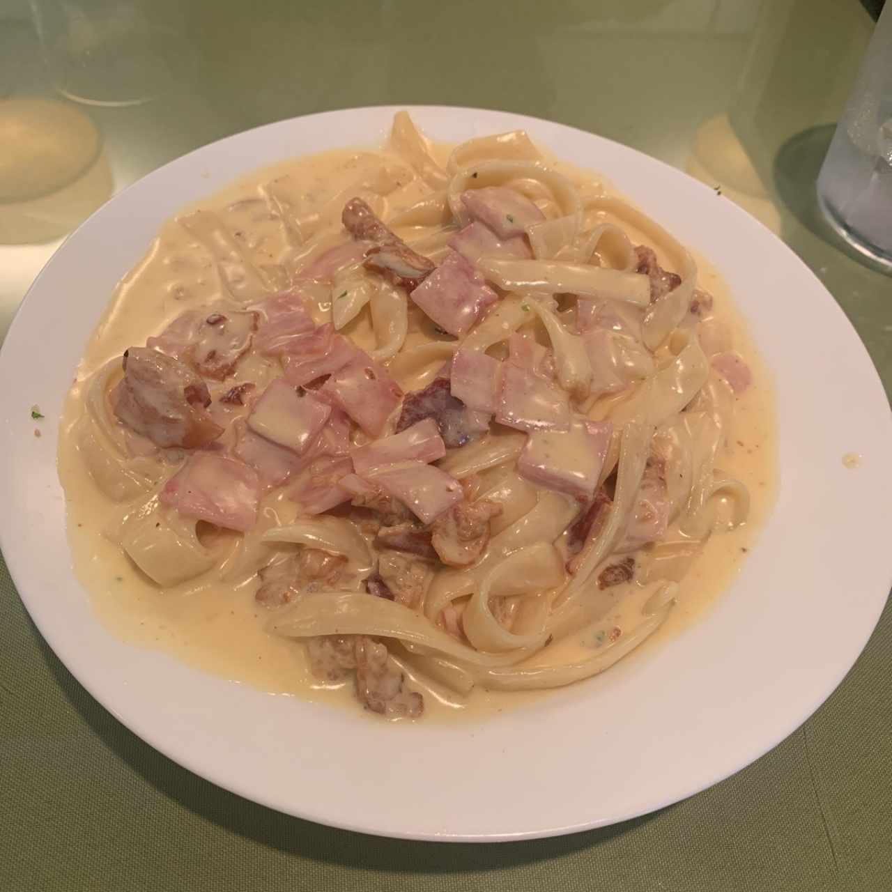 Fetuccini Carbonara 