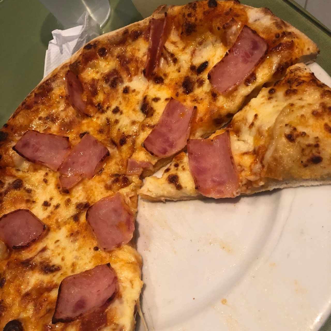 pizza de jamón