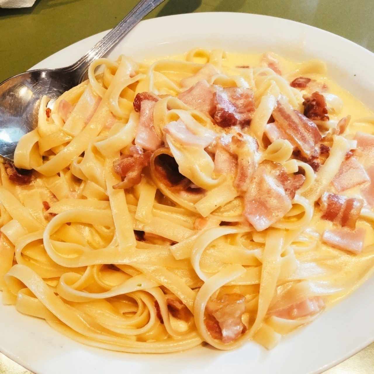 fettucine carbonara