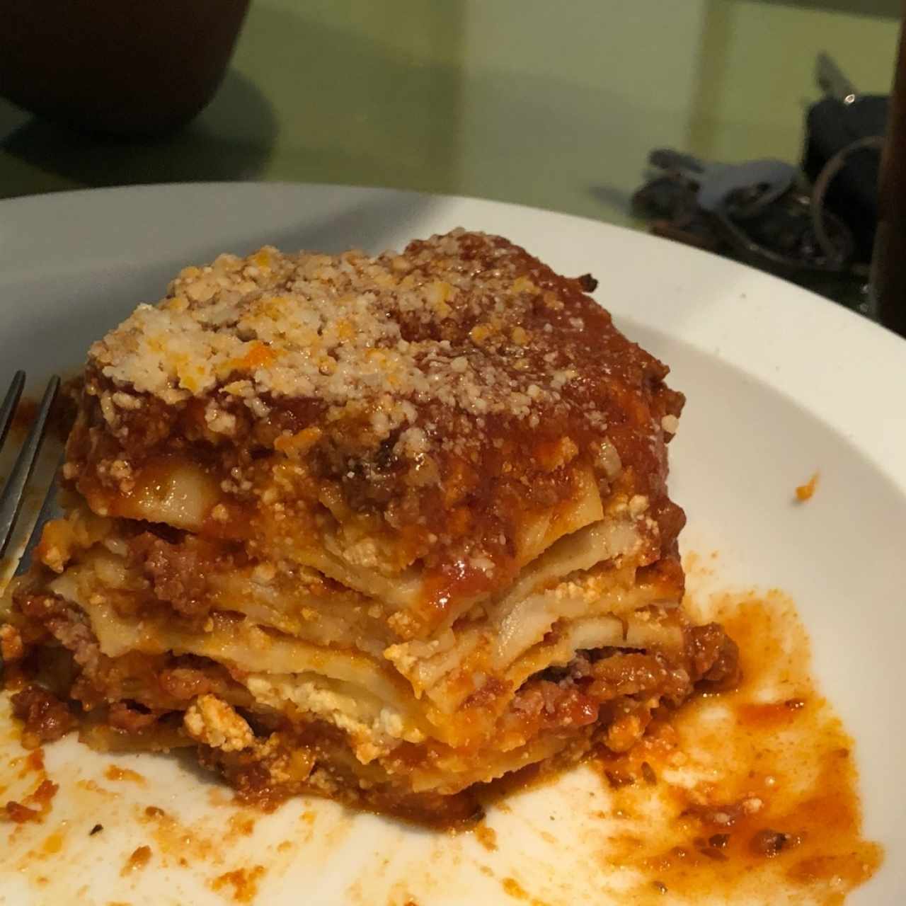 lasagna de carne