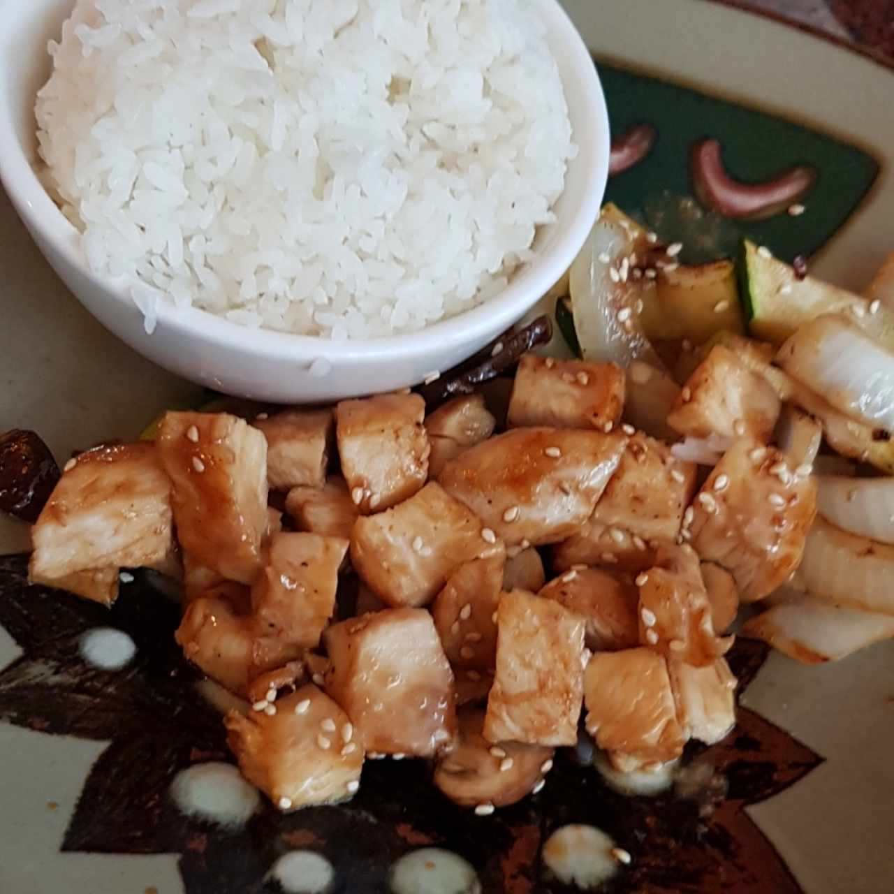 pollo teriyaki