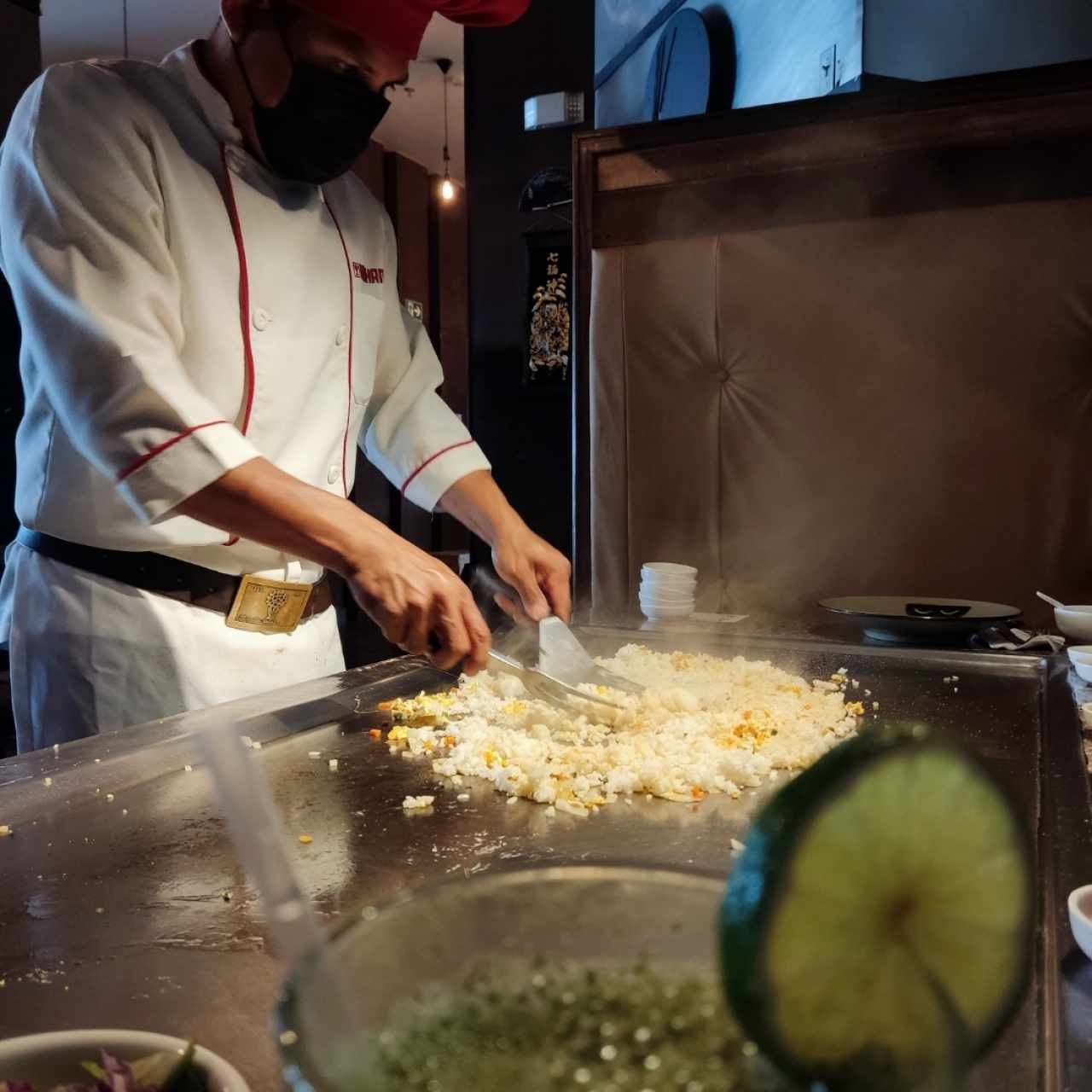 Arroz con vegetales