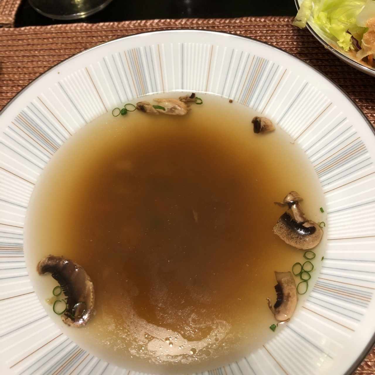 Sopa de hongos 