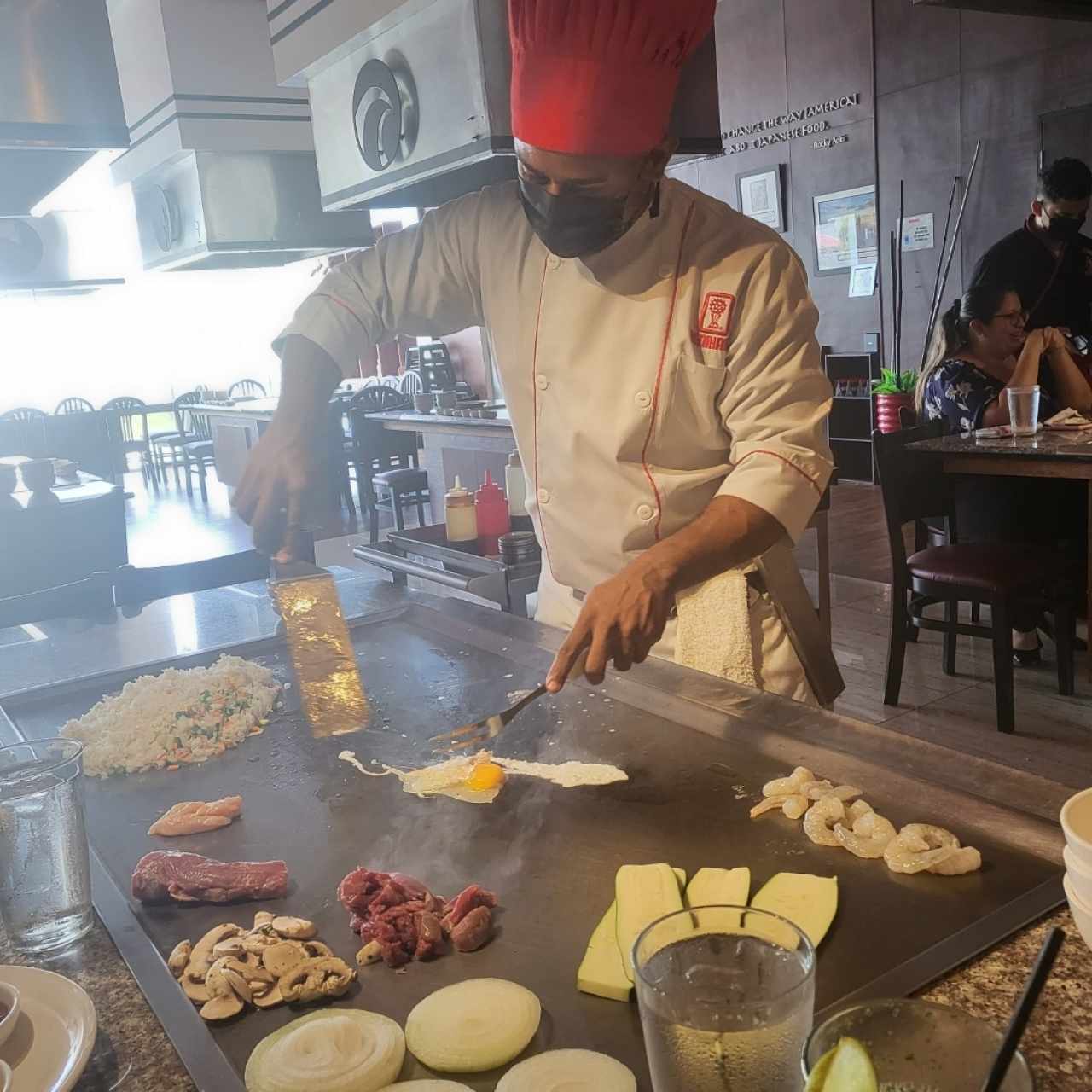 preparando la comida 