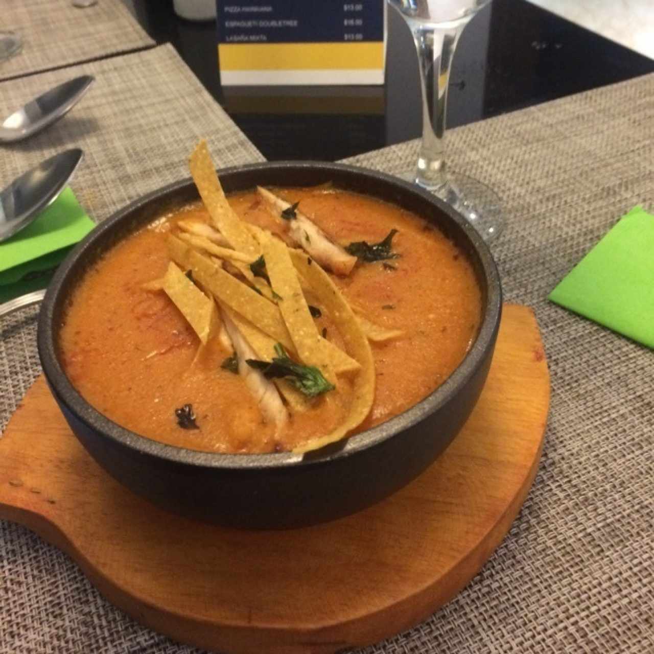 sopa de tortilla