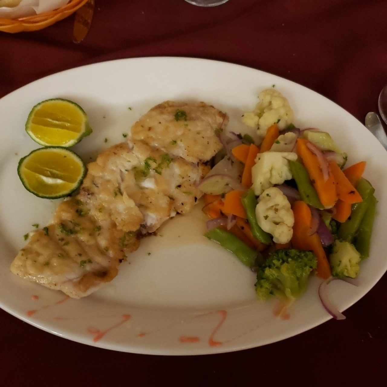 corvina al limón