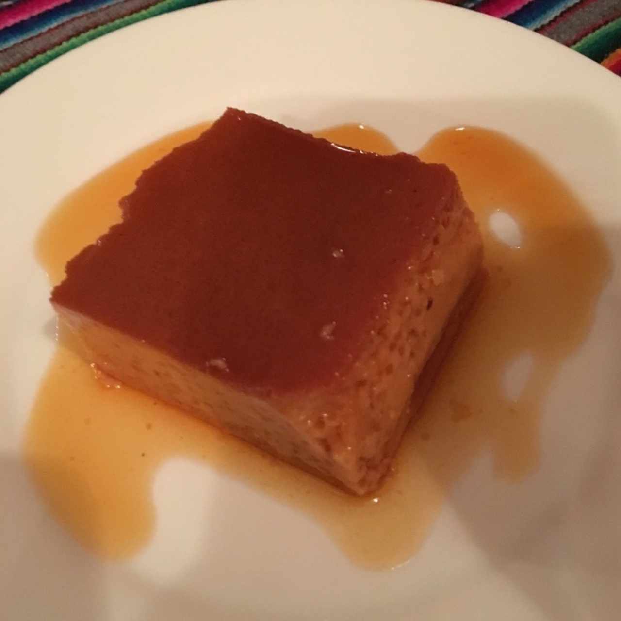 Flan de la casa