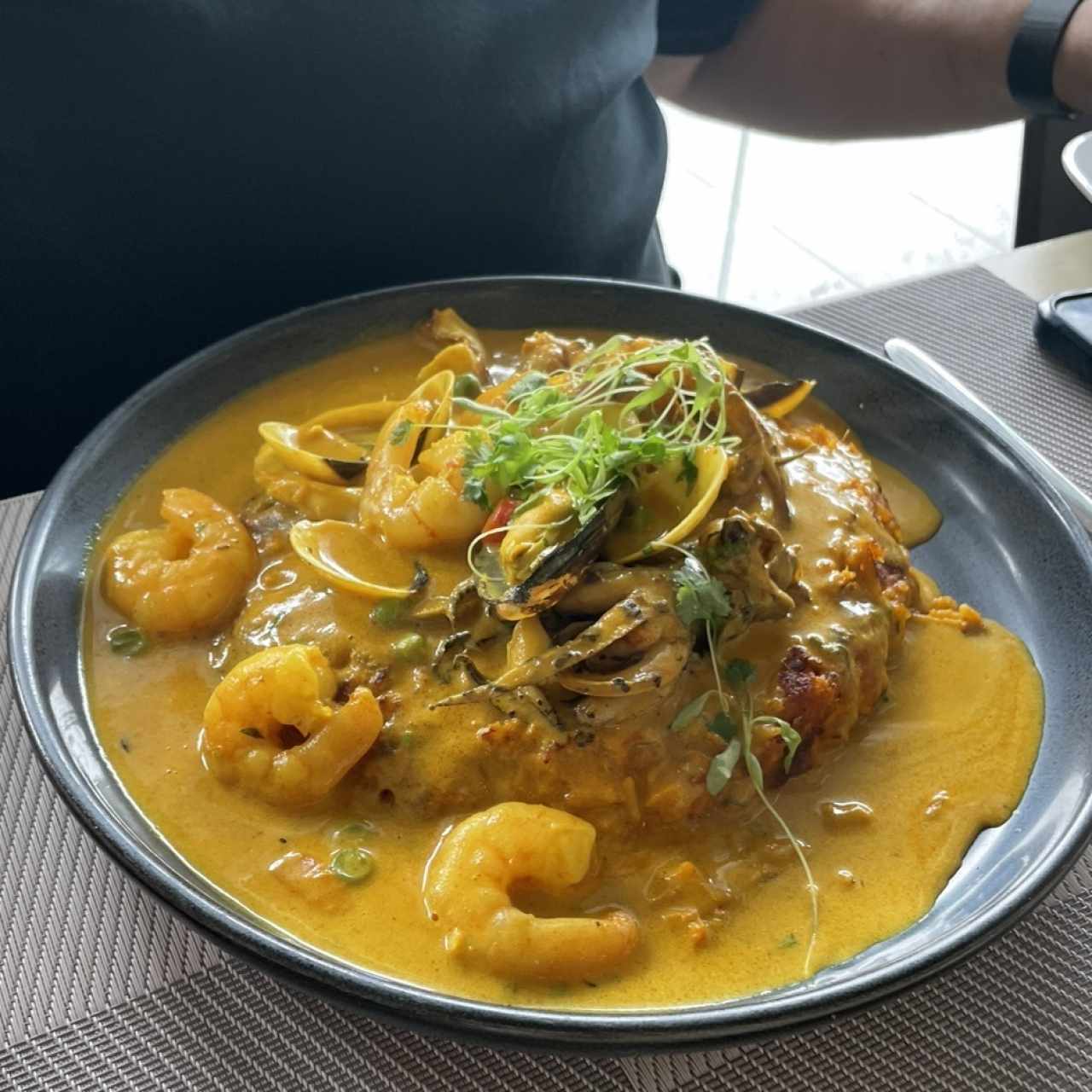 Tacú Tacú de Mariscos